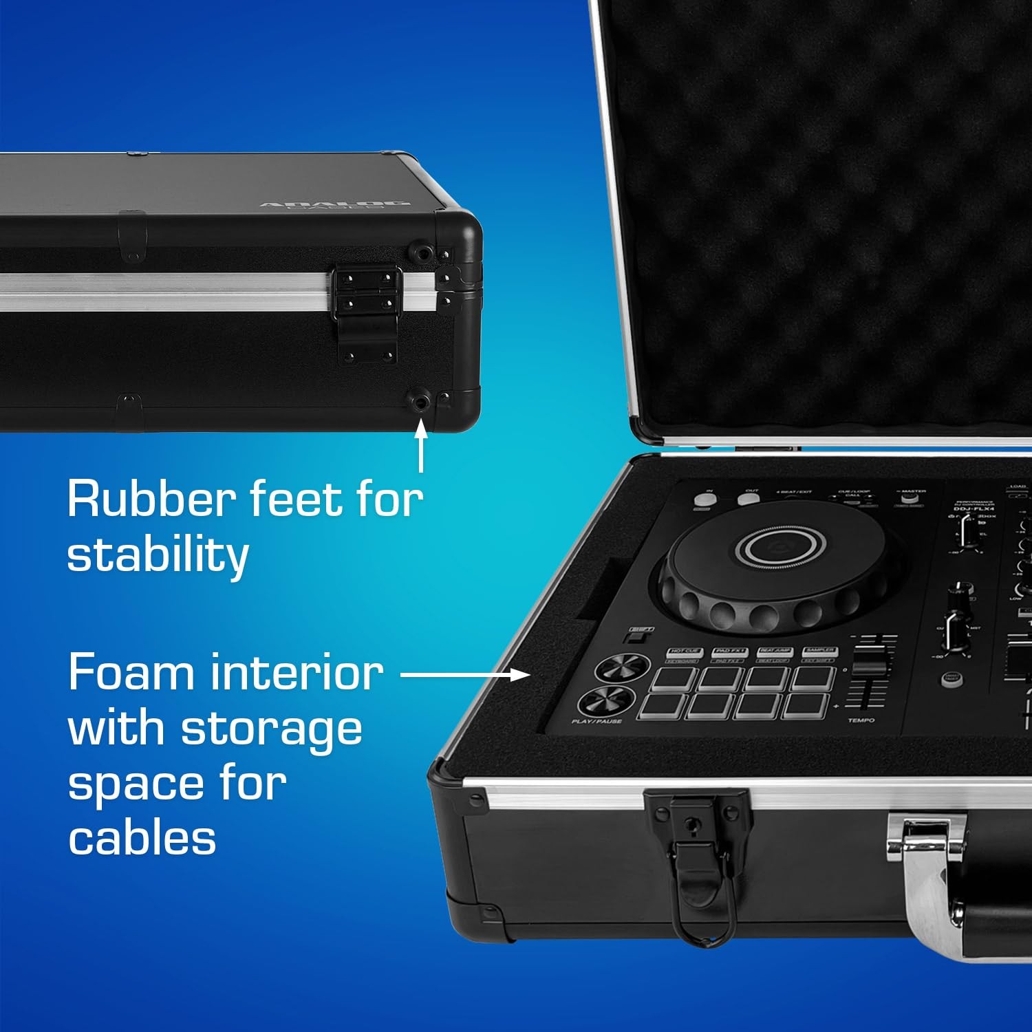 ANALOG CASES Pioneer DJ DDJ-FLX4 Case – Ultra-Lightweight UNISON Hard Case