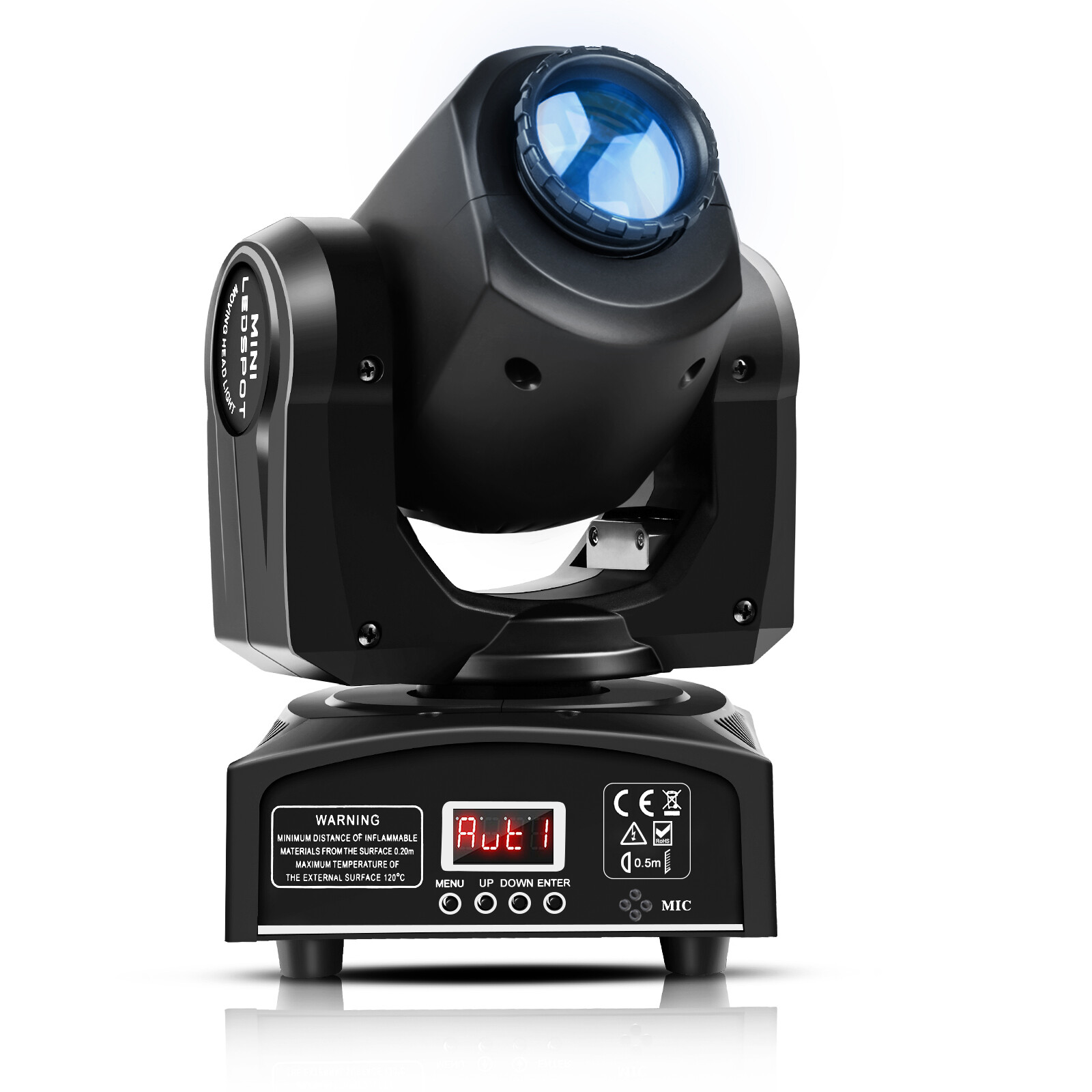 120W LED RGBW Moving Head Stage Lighting Gobo Beam Pattern Party DJ Disco Light