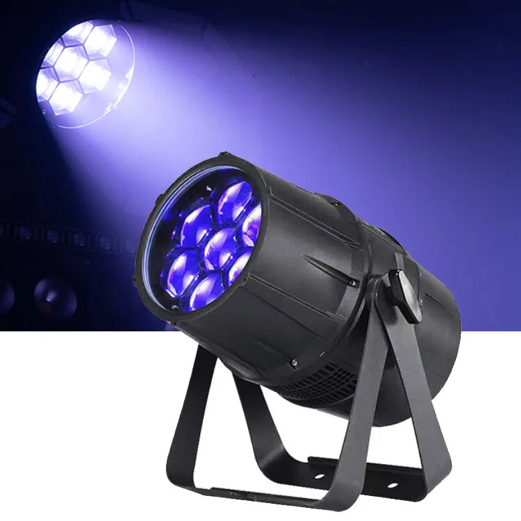 IP65 Outdoor Waterproof 7*40W RGBW 4IN1 Zoom Led Par Studio Concert Stage Lights