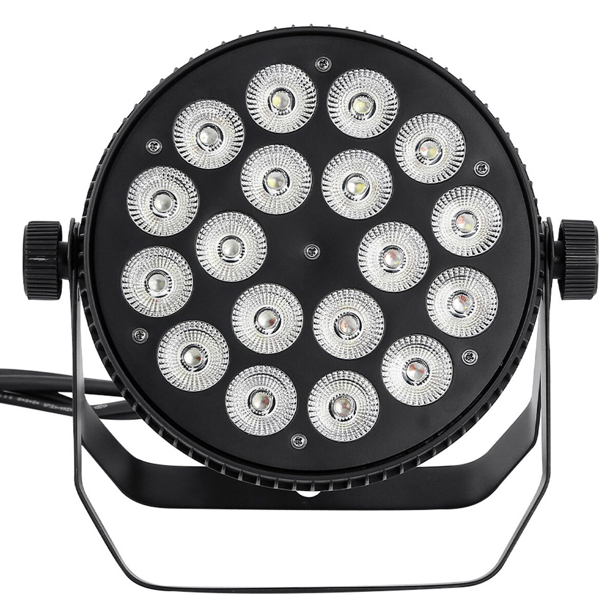 8PCS RGBWA LED Par 64 Light Aluminum DMX Stage DJ Par Can Disco Party Wash Light