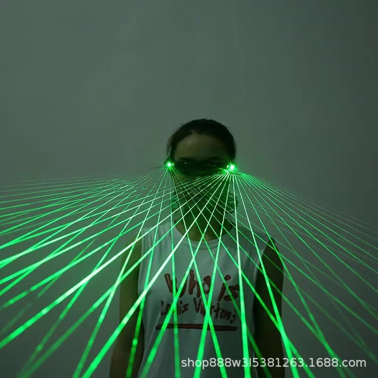 LED Laser Glasses Lighting Music Bar Stage Show DJ Nightclub Party Dancer Prop