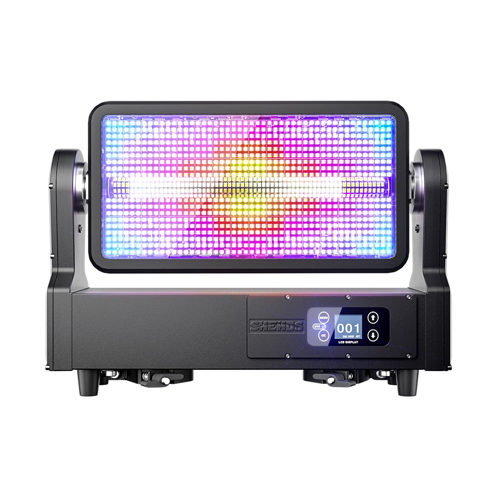 SHEHDS IP65 Waterproof 1000W RGB LED Strobe Moving Head Light For Outdoor DJ Bar