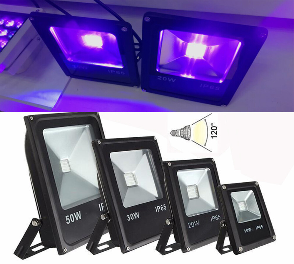 10W 20W 30W 50W UV 365nm Ultra Violet LED Light Curing Fluorescence Stage Lamp