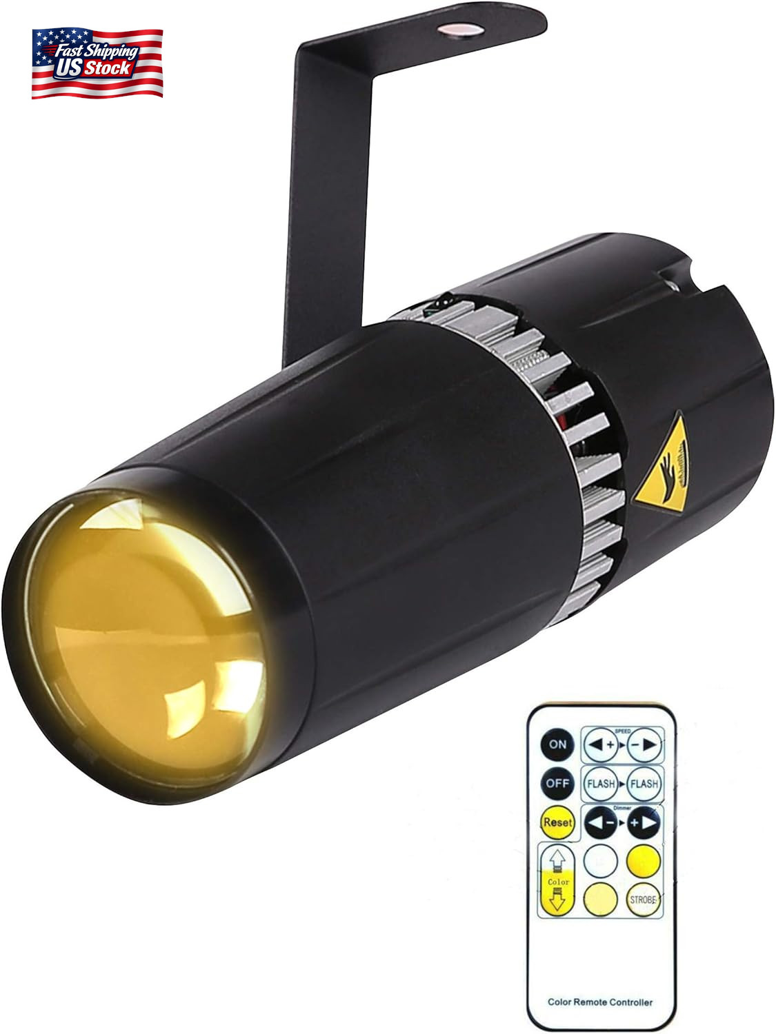 LED Pinspot Stage Light,Senlan 6W Double White/Cool White&Warm White Pinspot by