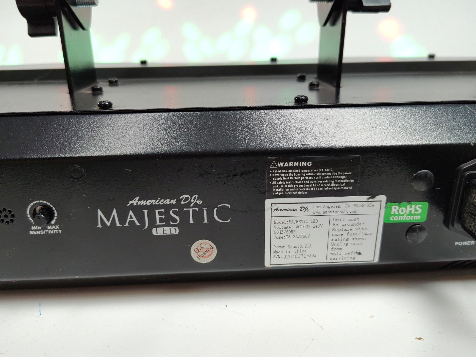 American DJ Majestic Led ADJ Moonflower Light Tested Works Great No Power Cord