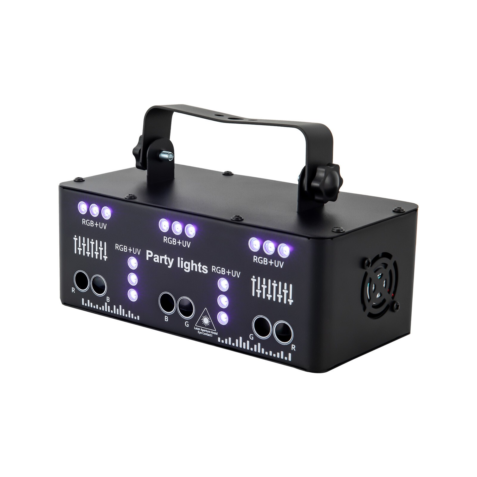 Proffessional DJ Lights 21 Lens RGB UV Disco Strobe Stage Lighting With Remote