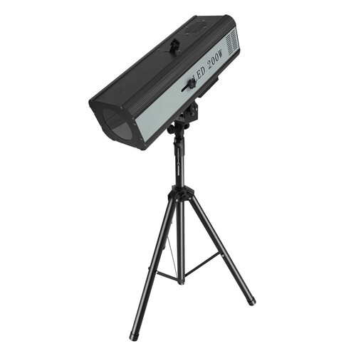 200W LED Stage Spotlight Follow Spot Light Show Stage Light W/Tripod Stand USA