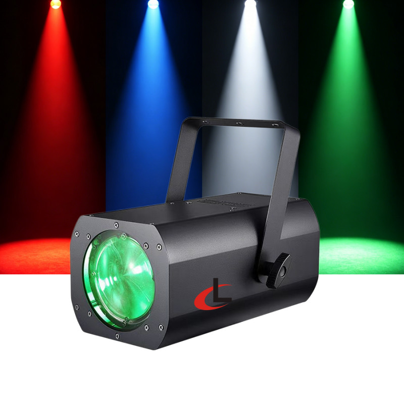 200W COB LED Fresnel Light 10°-60° Zoom DMX Stage Spotlight for Theater Studio