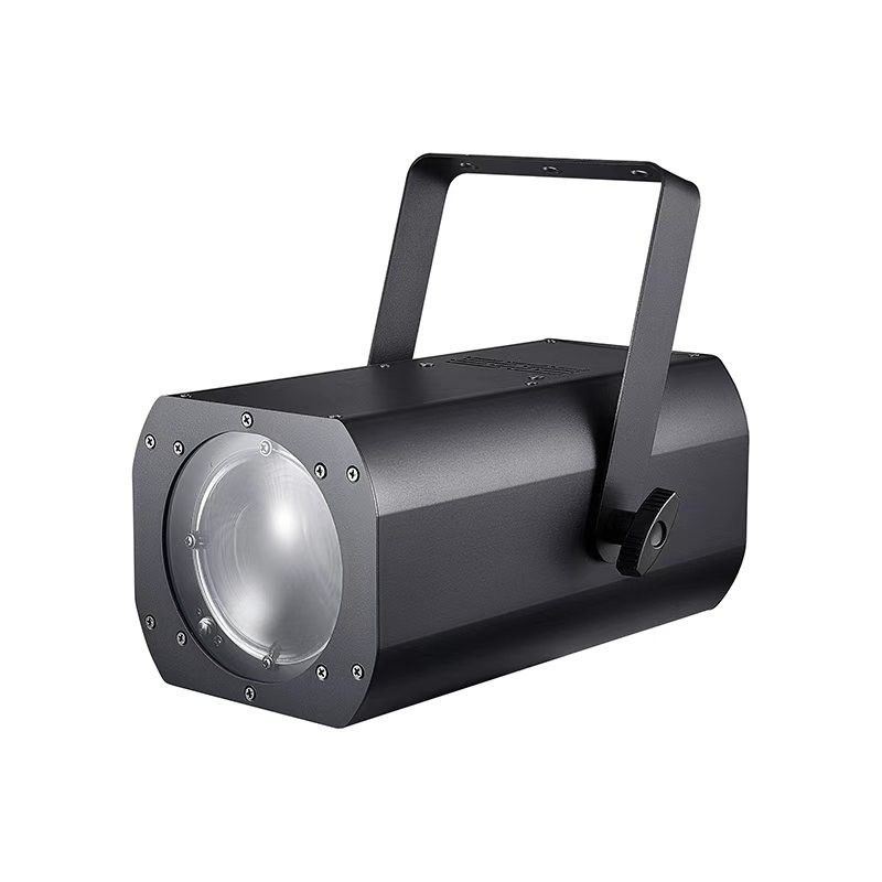 200W COB LED Fresnel Light 10°-60° Zoom DMX Stage Spotlight for Theater Studio