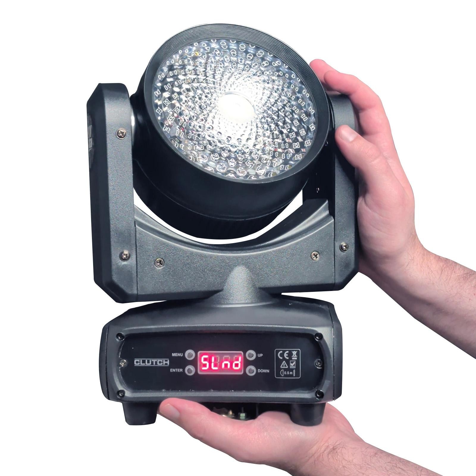 SKY-WASH 150W RGBW LED DMX Moving Head Yoke Motion Wash Light Fixture Pair