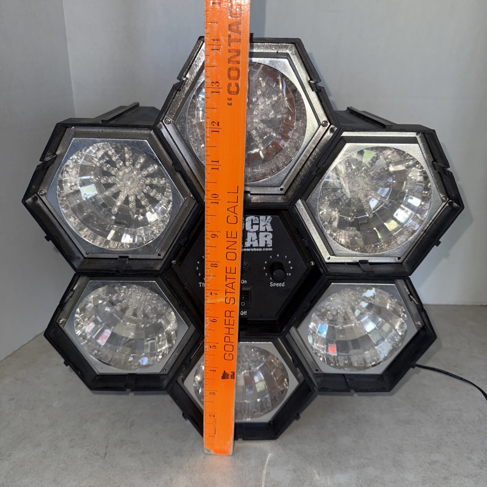 rock gear dj lights 6 strobe professional concert Threshold Speed Multicolor ￼