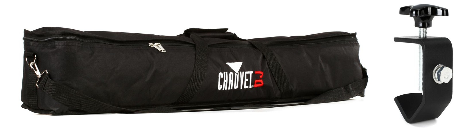 Chauvet DJ CHS-60 Dual LED Light Bar Bag + ADJ C-Clamp Value Bundle