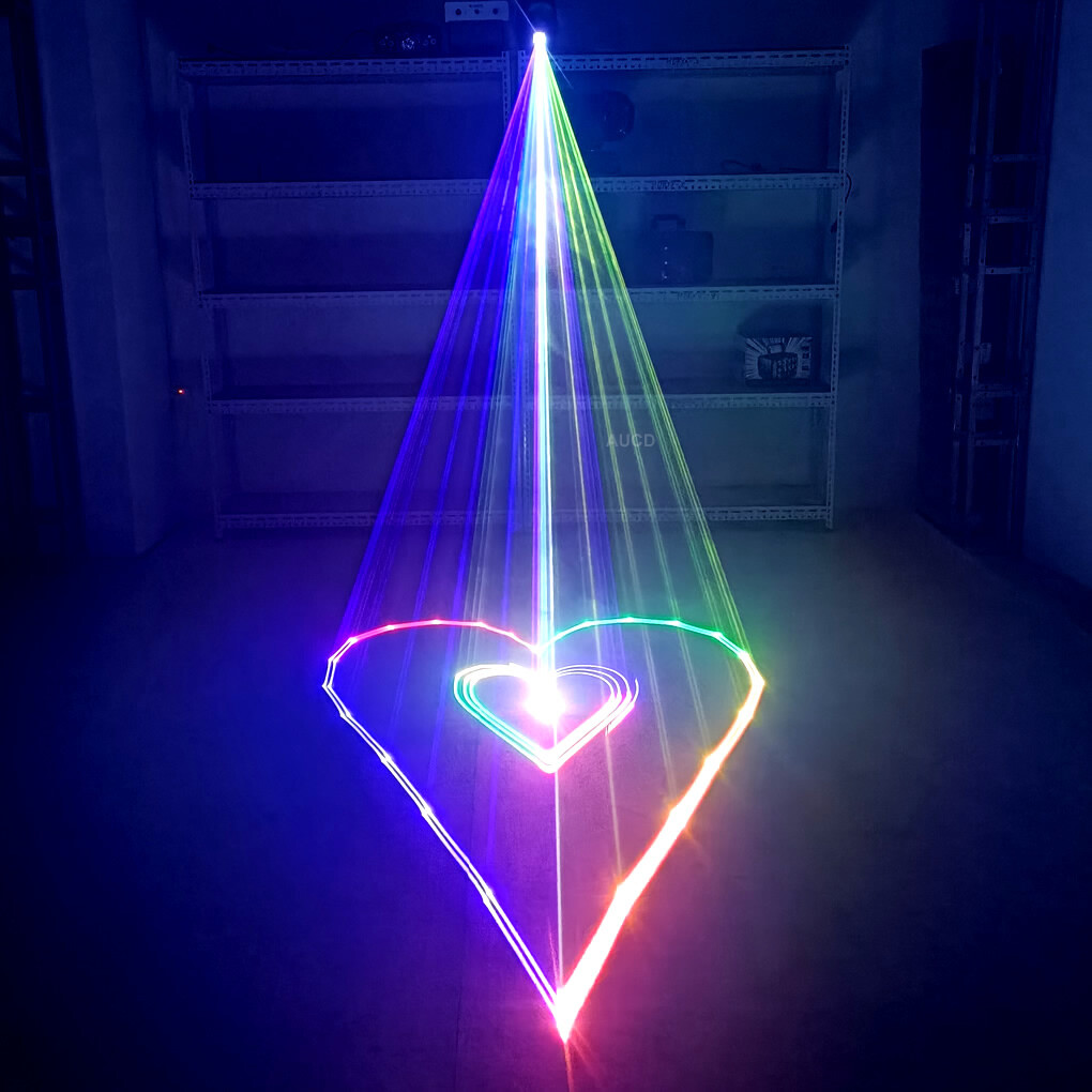 Android iOS App Edit Remote 5W RGB iLDA DMX DJ Show Stage Projector Laser Lights