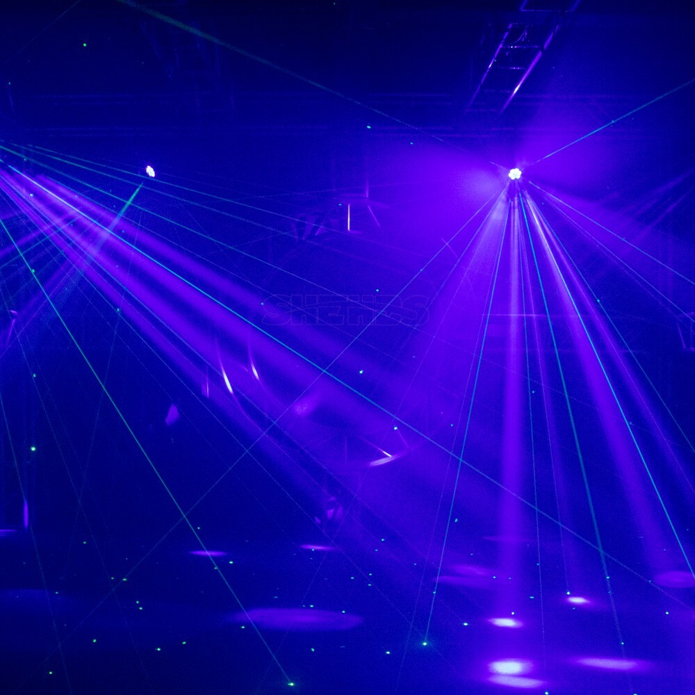 SHEHDS 6x15w LED Beam Wash RGBW Moving Head Effects Lighting KTV Culb Wedding