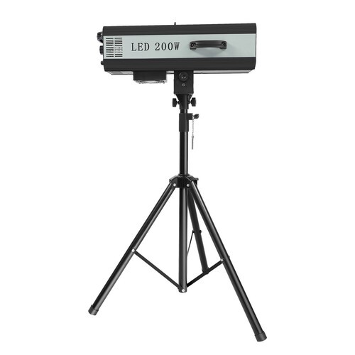 200W LED Stage Spotlight Follow Spot Light Show Stage Light W/Tripod Stand USA