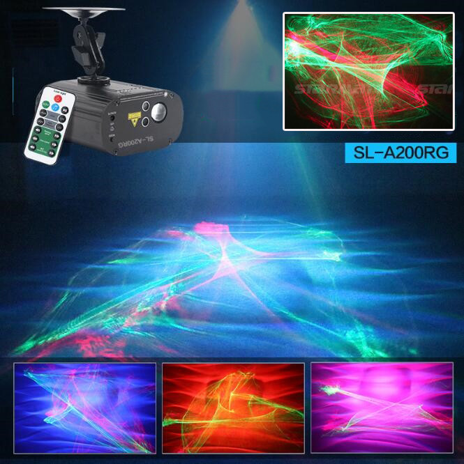 Red Green Blue Laser Aurora LED Indoor DJ Party home Event Decor Light