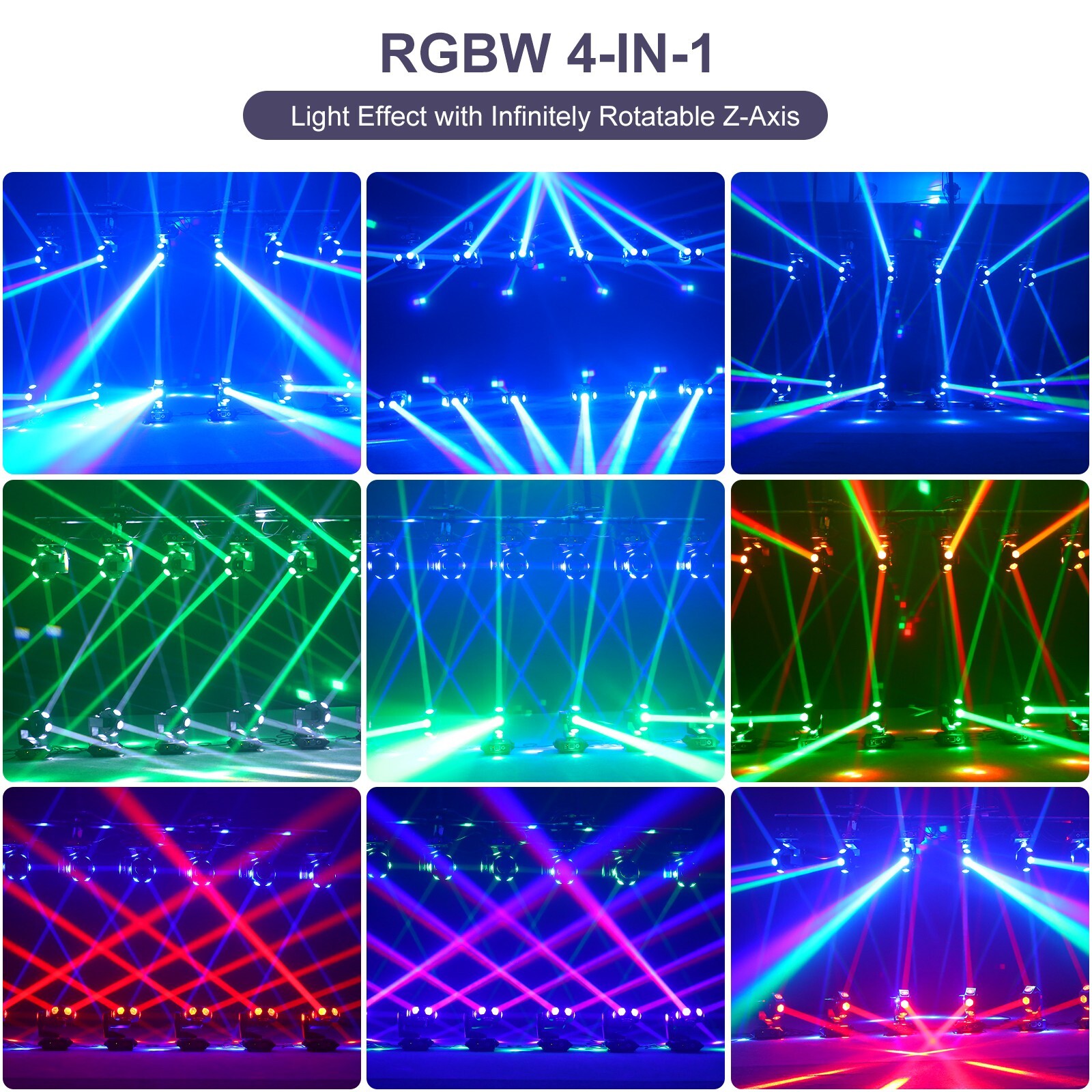 300W LED Moving Head Light Beam Stage DMX Spot Disco Party Show DJ Lighting US