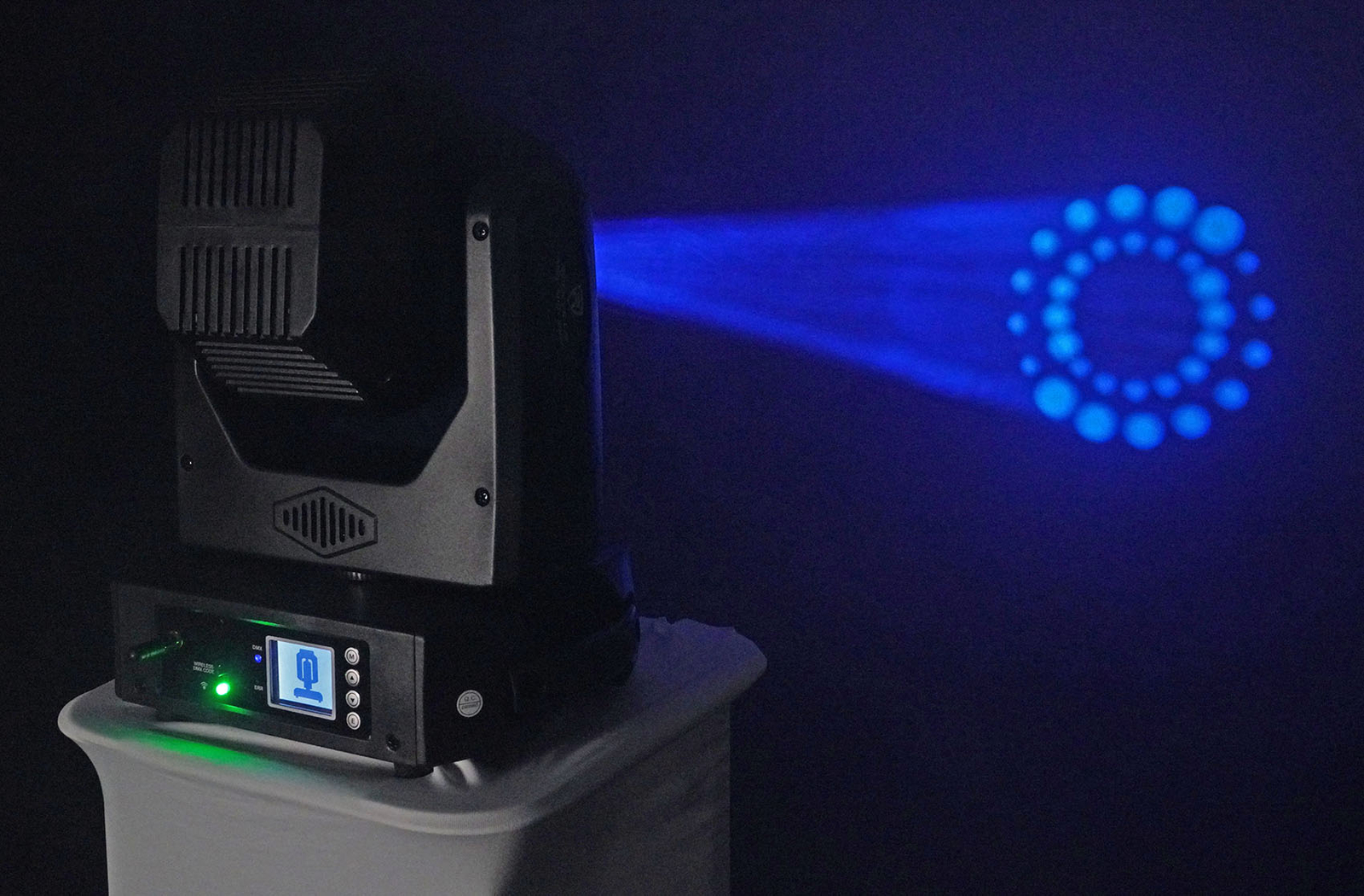 Rockville ROCK SPOT 260W DJ Moving Head Spot Light w Wireless DMX+Prism+Gobos