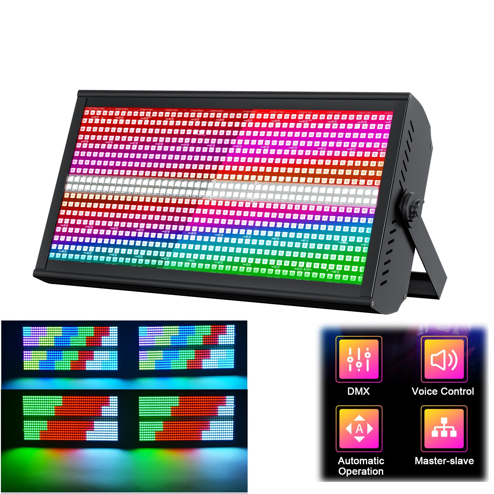 Disco Light 768LEDs Wall Wash light DMX512 RGB Beam Stage Lighting DJ Disco Club