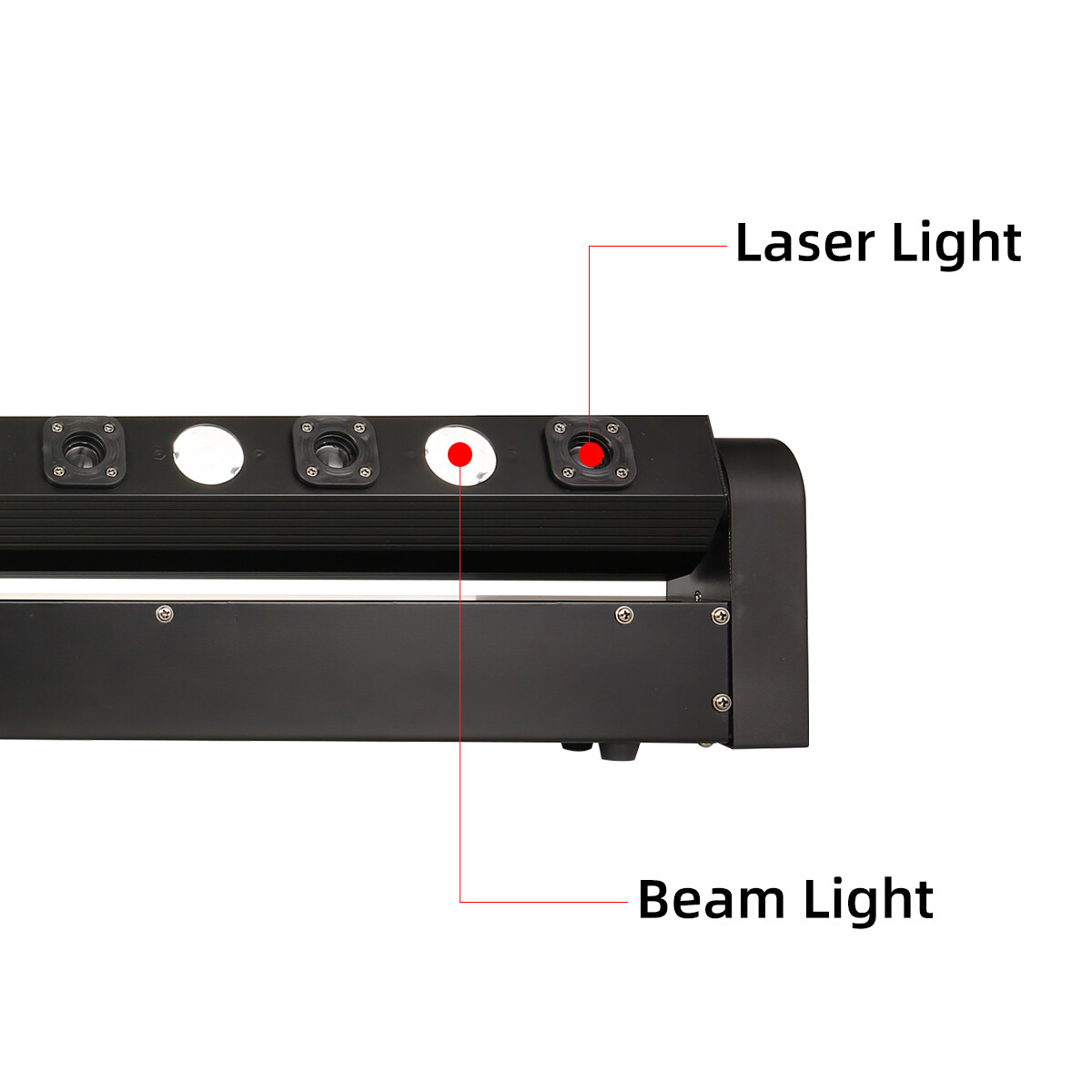8+8 LED Beam Laser Moving Head Light DMX Stage Light for Bar dj Club Disco Party
