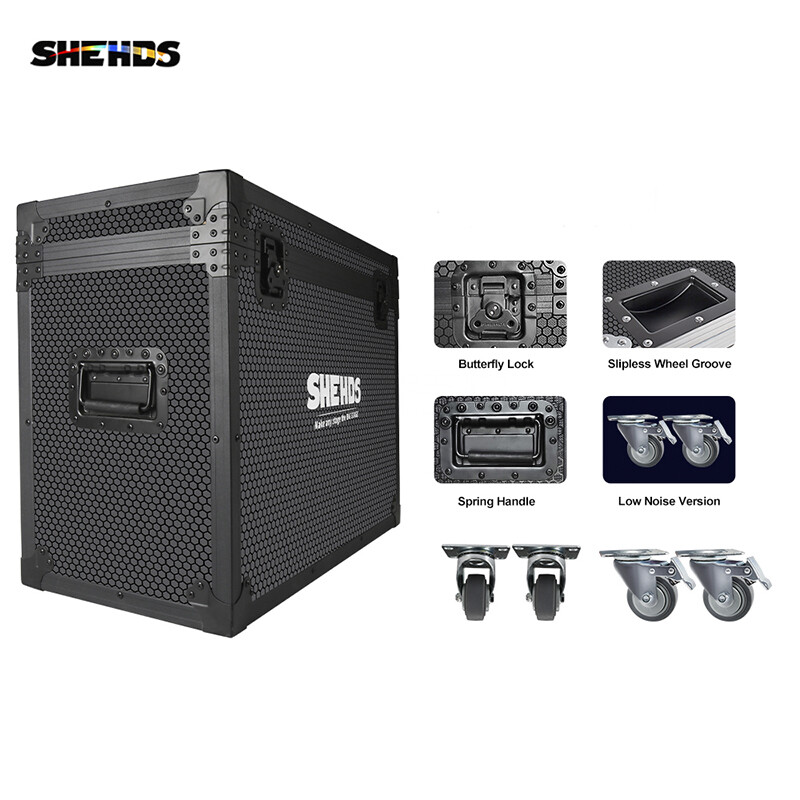 SHEHDS 2pcs LED 36x18W Wash Zoom RGBWA+UV Moving Head Lighting With Flight Case