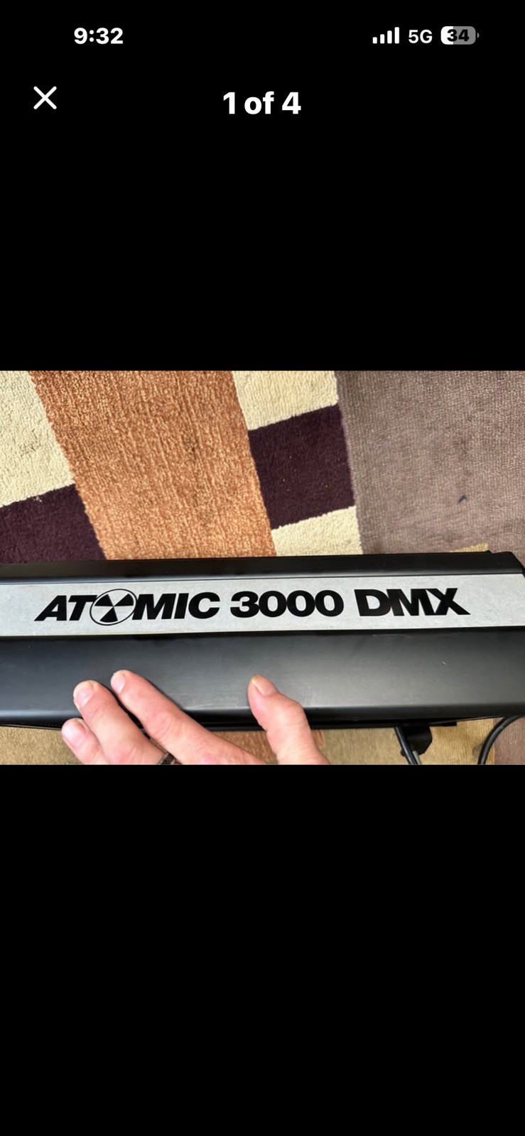 Martin Lighting Atomic 3000 DMX High-Power Xenon Strobe Light (EL1073168)