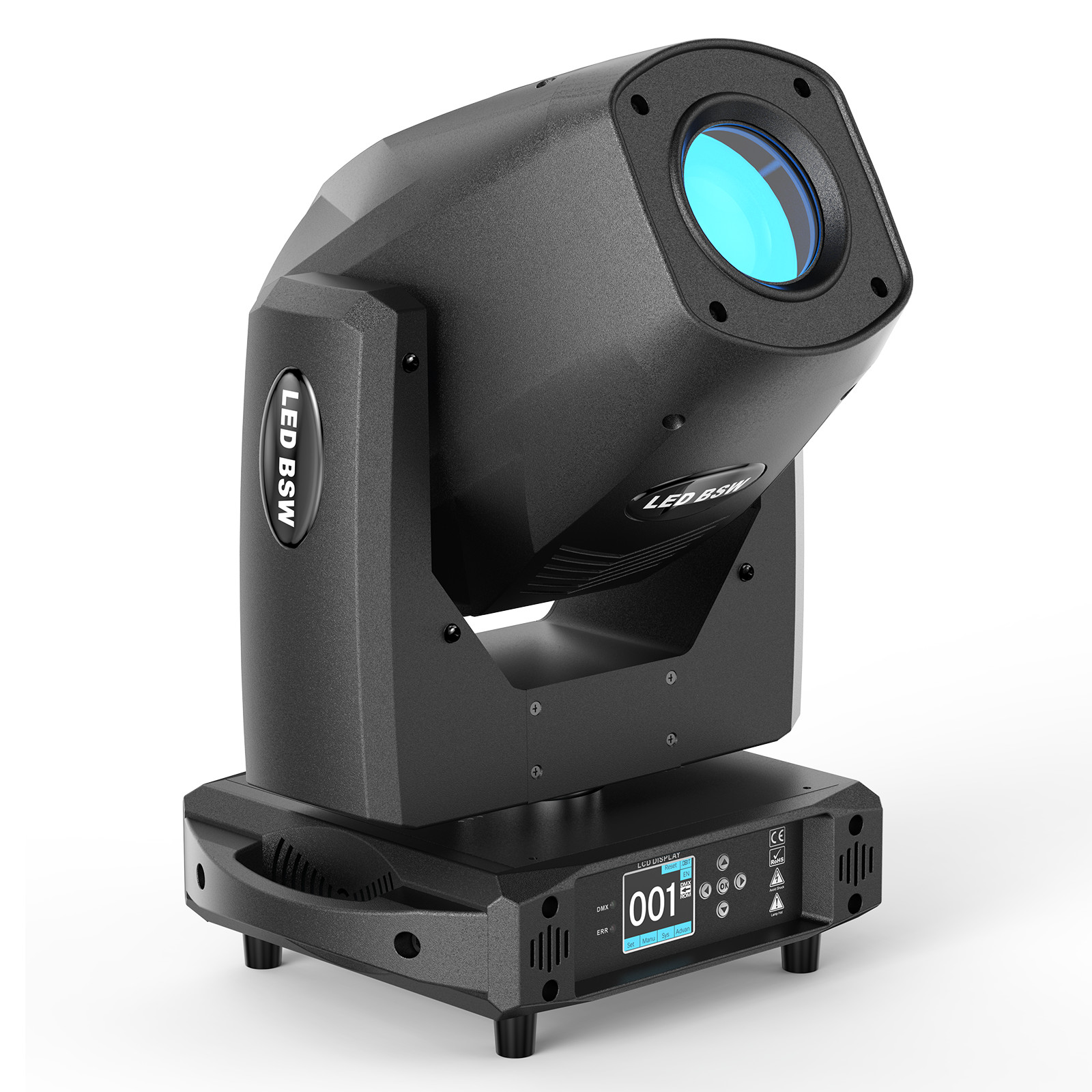 400W Spot GOBO LED Beam Moving Head Light 5Prism Rotation DJ DMX Lighting Effect