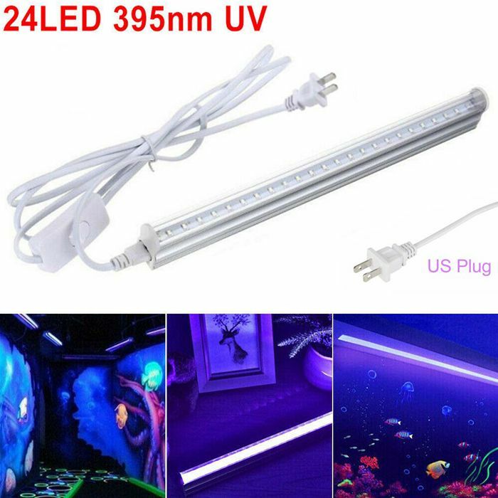 LED UV Black Light Bar Lamp Strip Blacklight Fixtures Party Club 395nm DJ