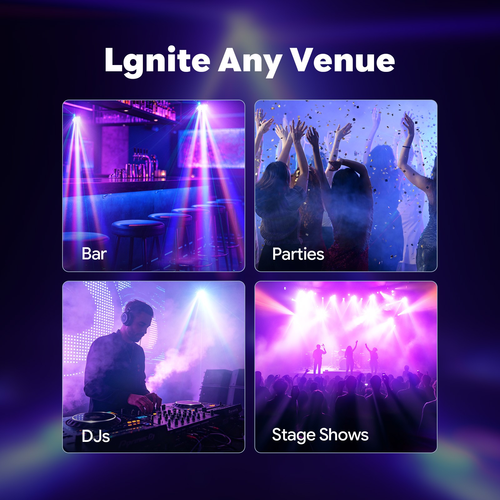 200W Laser RGBW LED Moving Head Light Disco Stage Lighting Beam DMX512 Party DJ