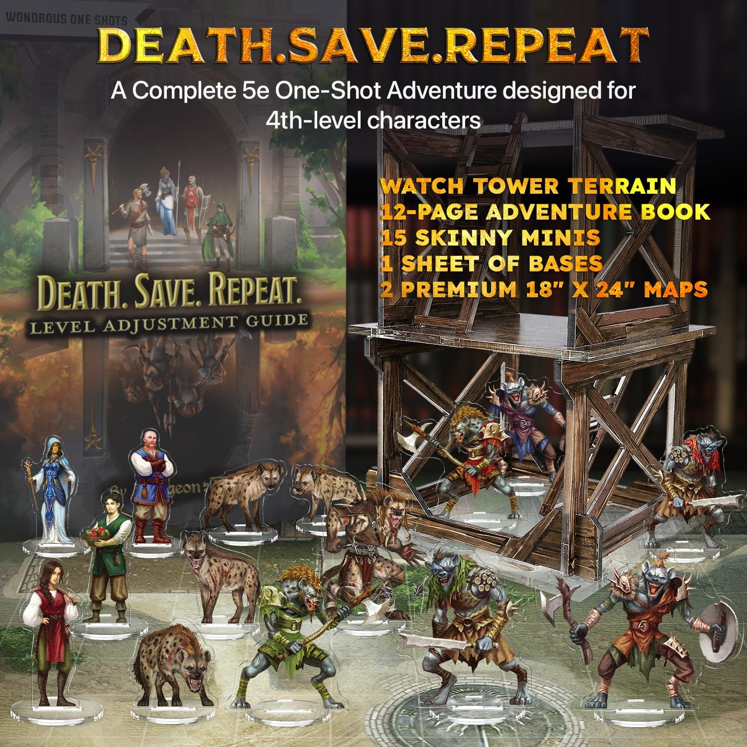 – Death. Save. Repeat. 5e -Shot Adventure for 4th-Level Characters, Includes …