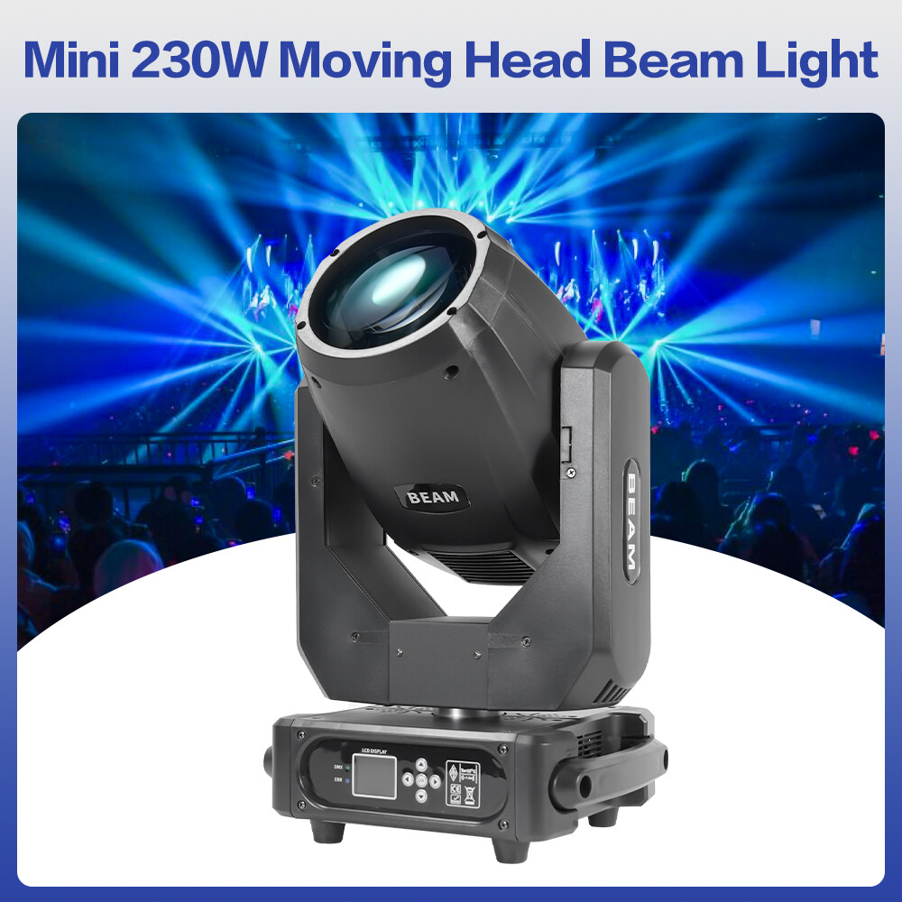 230W 7R Mini Beam Moving Head Light Stage Light Effect DMX 512 for Disco Bar