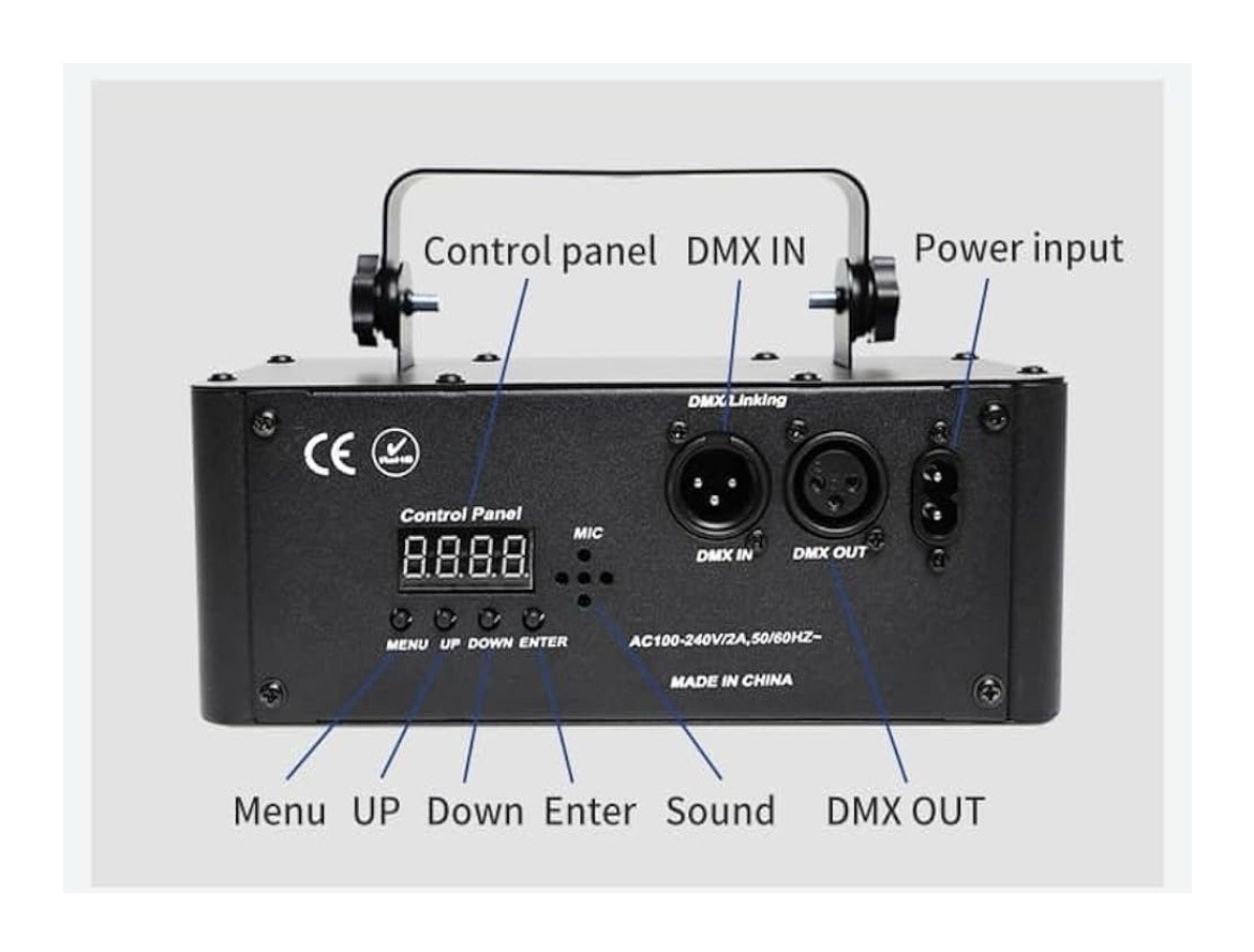 21 Eyes Stage Light Disco DJ Party Strobe Lights LED Strobe Laser Party Light…