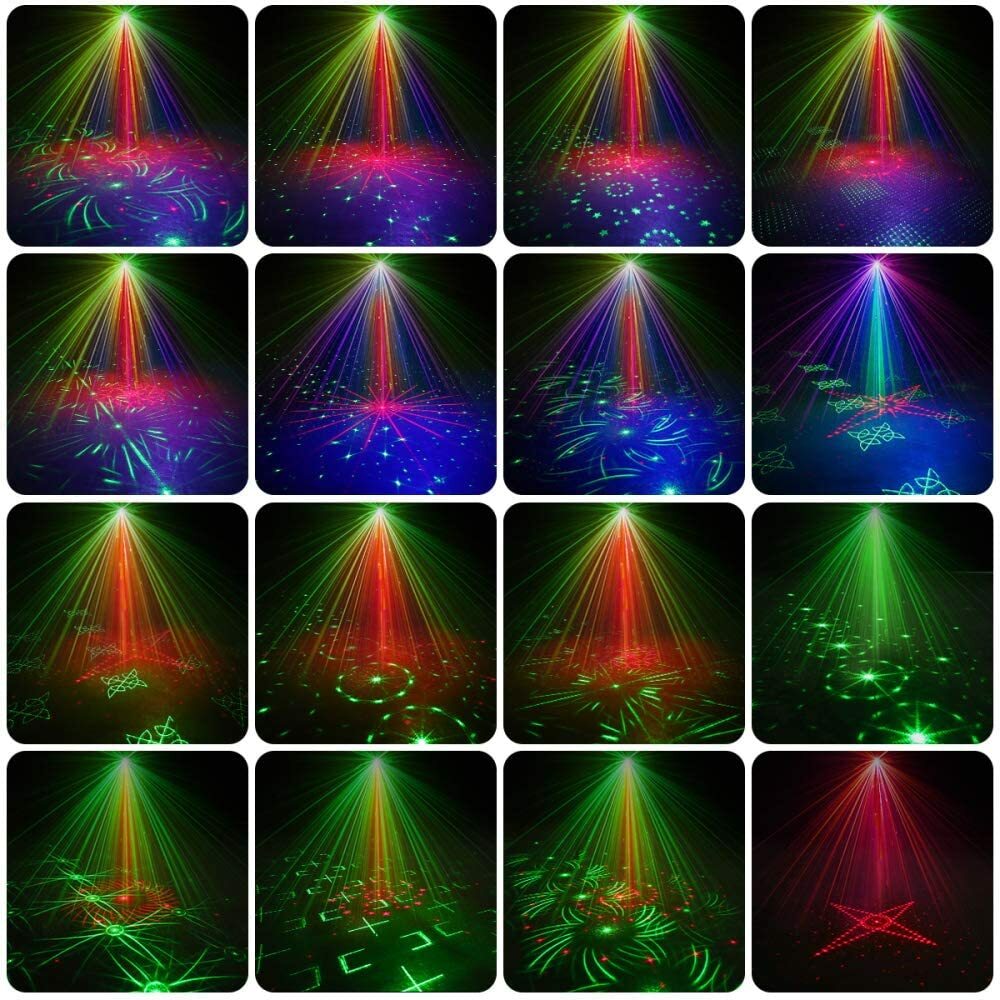 480Pattern Laser Projector Stage Lighting LED RGB DJ Disco KTV Show Party Lights