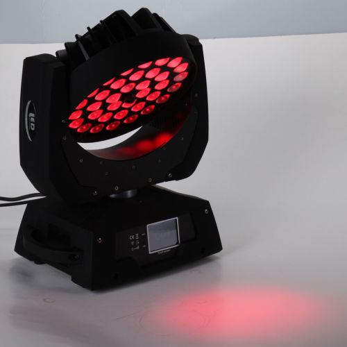 36x18W Zoom Multi Par Moving Head Light RGBWAUV LED DMX 18CH Party DJ Wedding