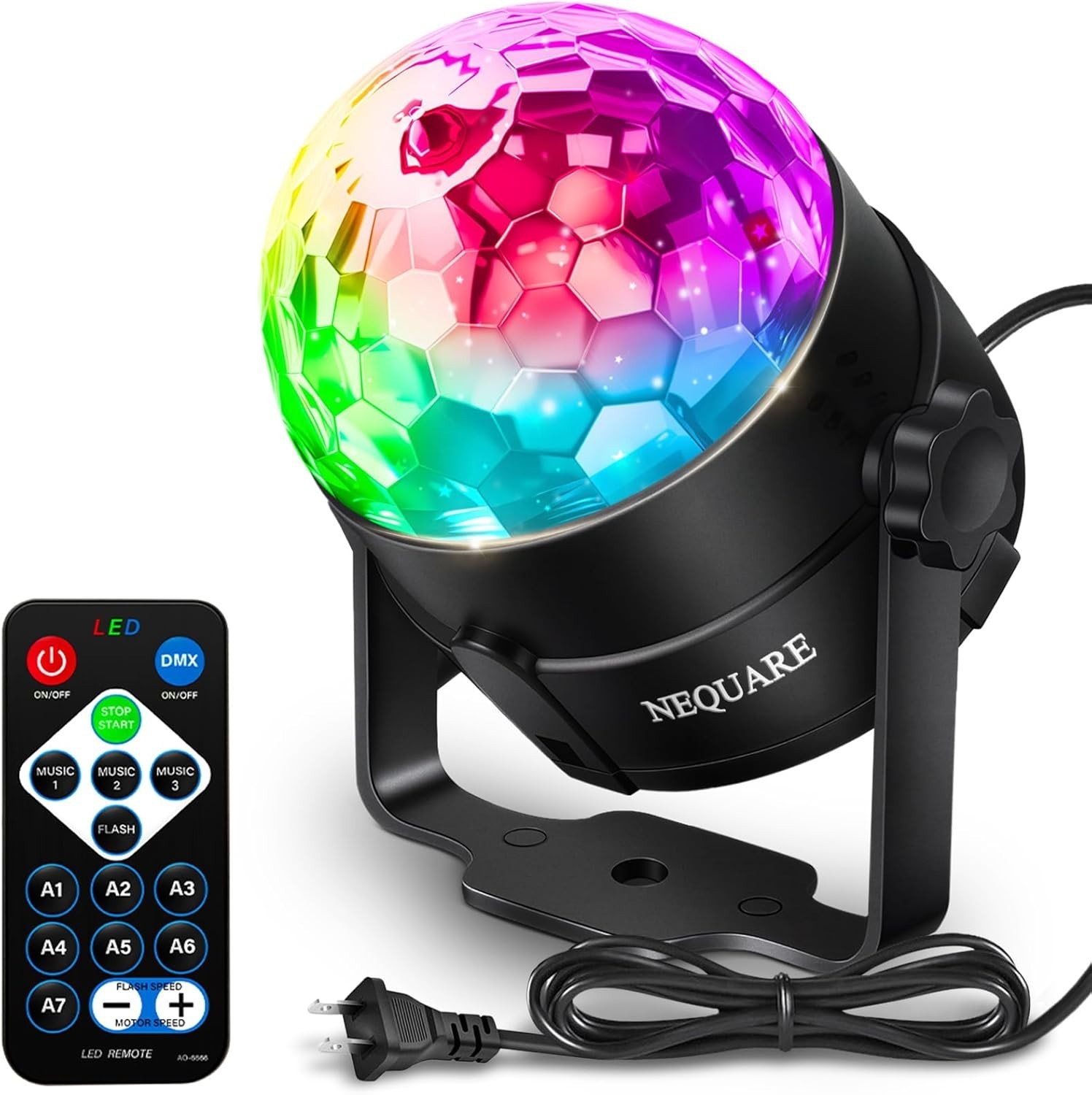 Dazzling Disco Ball Party Lights with Remote Control & Multiple Modes