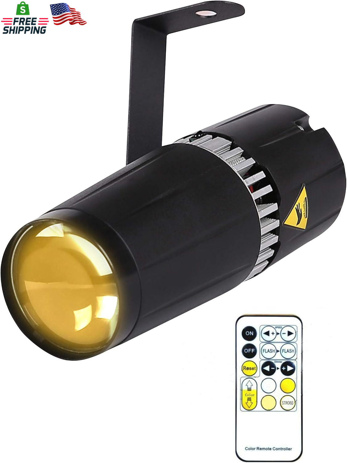 LED Pinspot Stage Light,Senlan 6W Double White/Cool White&Warm White Pinspot by