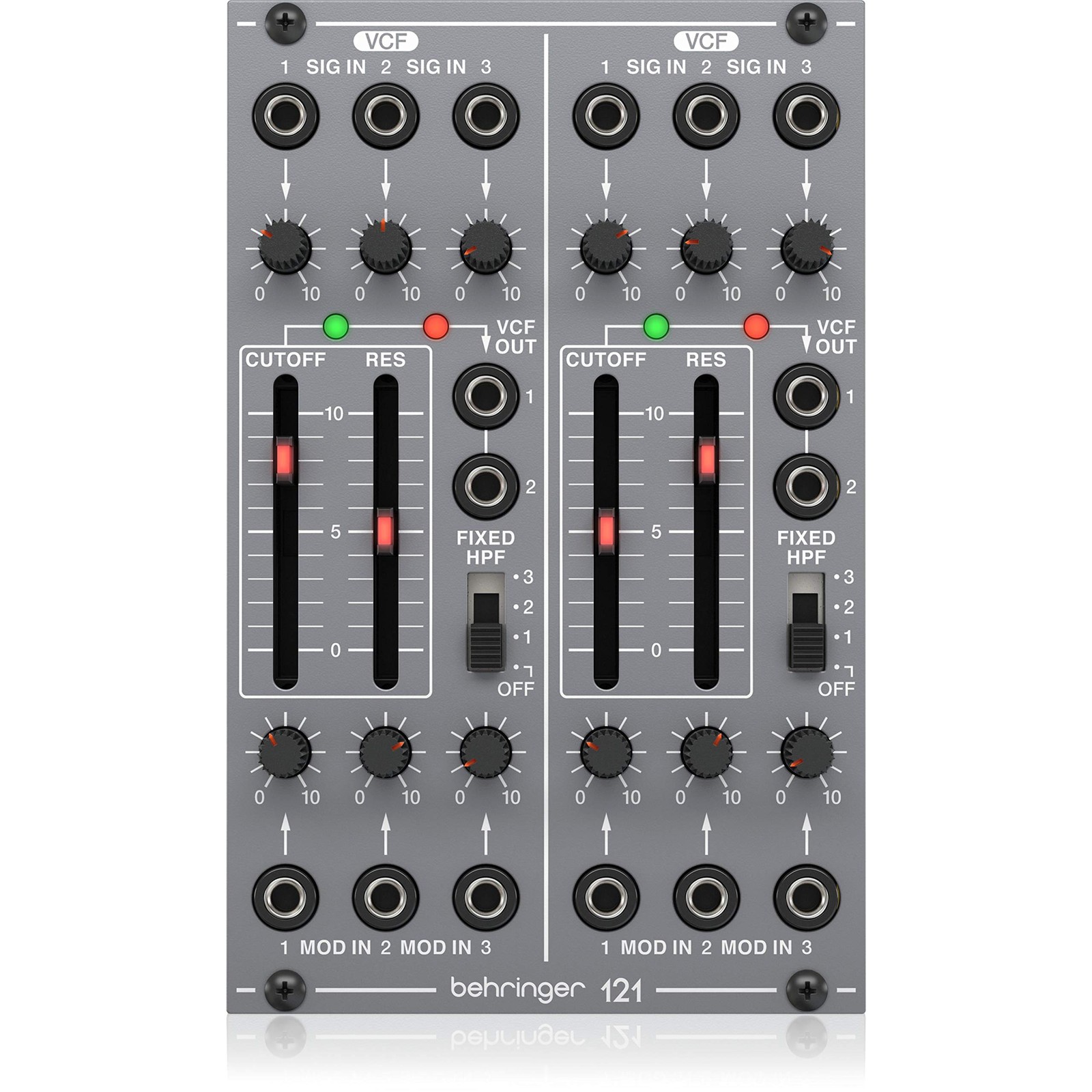 Behringer 121 DUAL VCF Legendary Analog Dual VCF Module for Eurorack