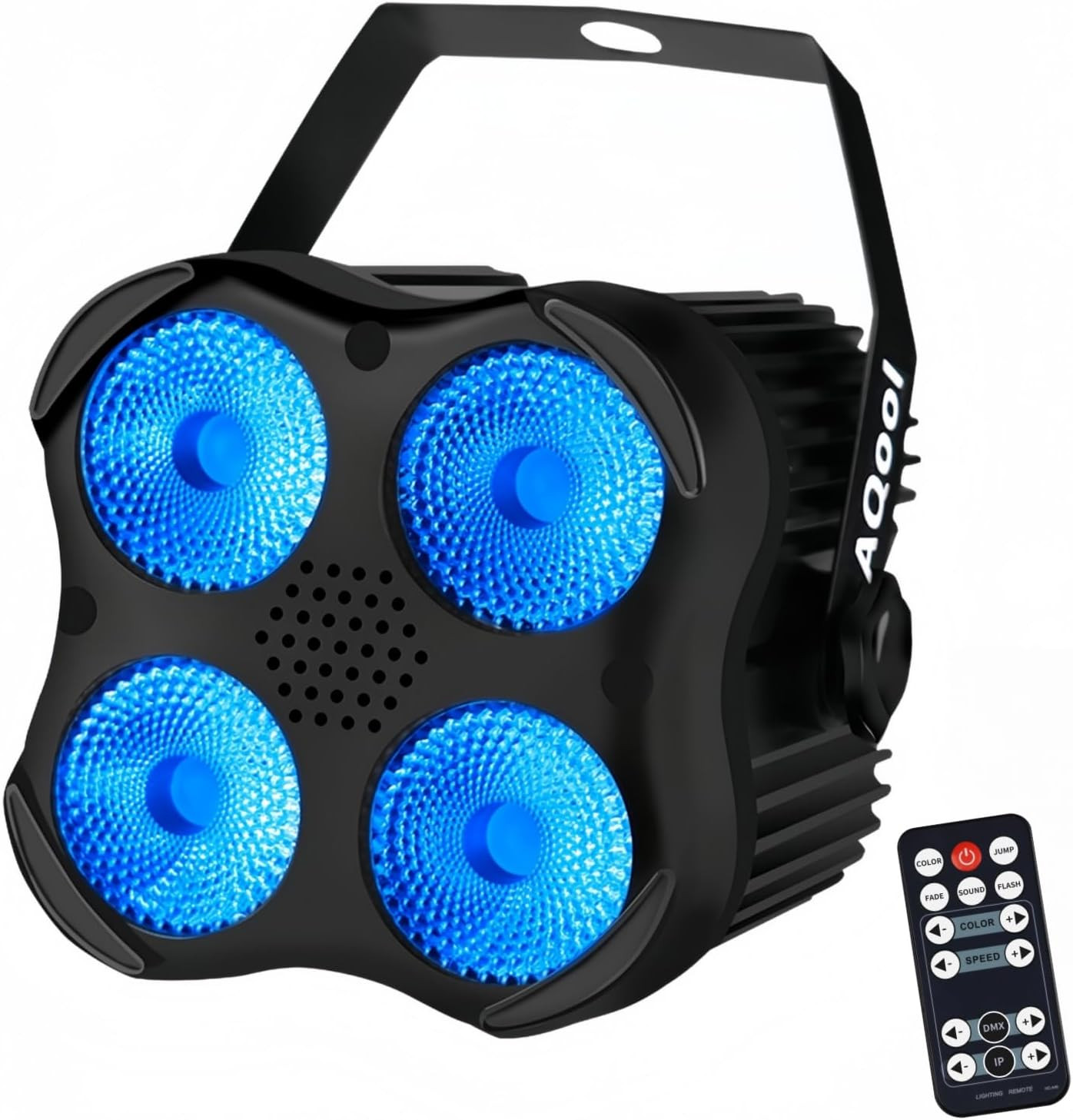 Stage Par Lights, RGBW 4-In-1 LED Par Light Mini Stage Light | Sound Activated,