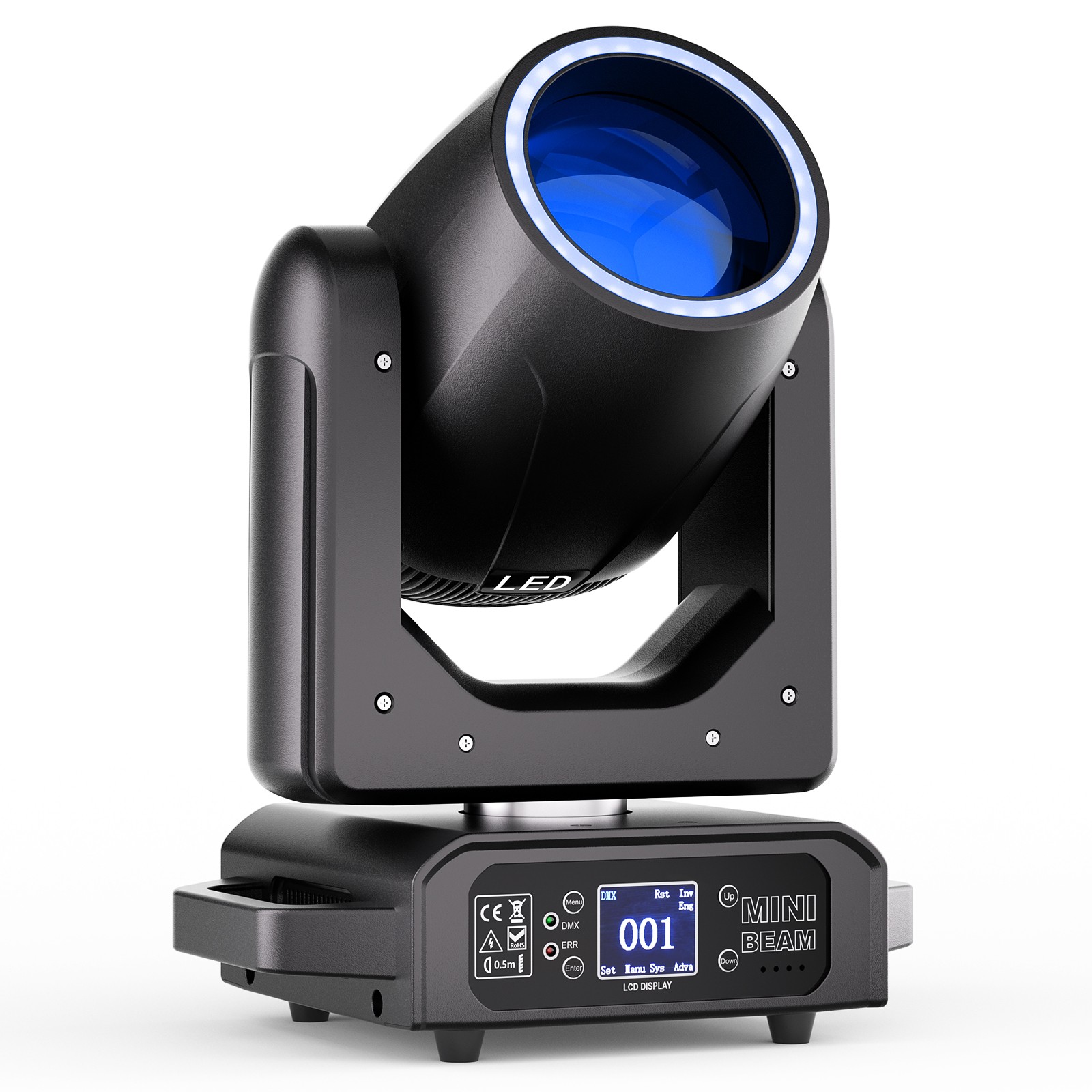 250W LED Rotation 18Prism Moving Head Light DMX Gobo Beam Stage Spot Lighting