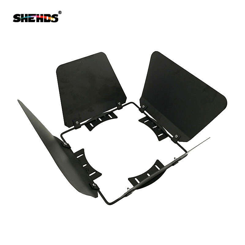 SHEHDS LED 200W Par COB Aluminum alloy Warm+ Cool White Lighting With Barndoors
