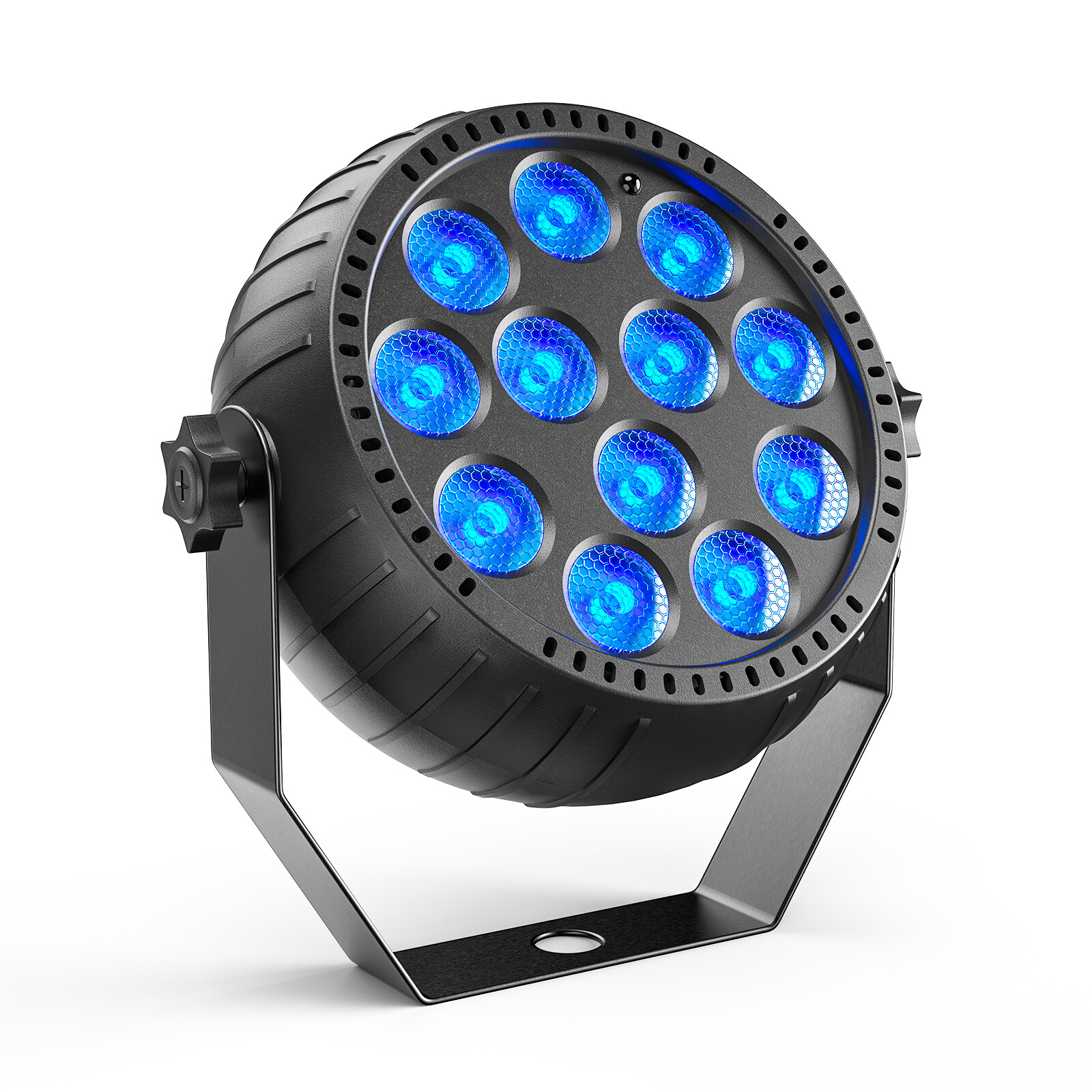 RGBW 12LED Par Light DMX Party DJ Lights Disco Show Stage Lighting Rechargeable