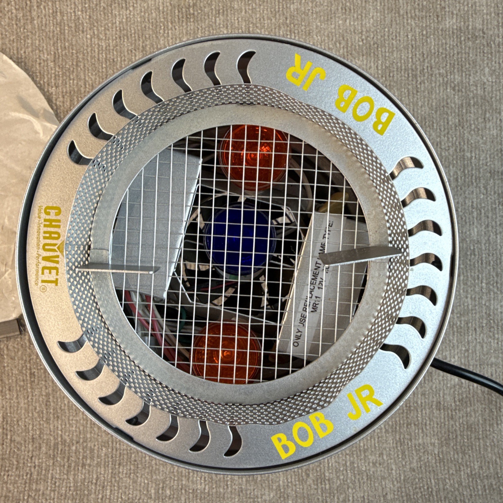 VTG Chauvet BOB-JR Simulated Flame Light DJ DISCO Halloween Lamp Effect Prop
