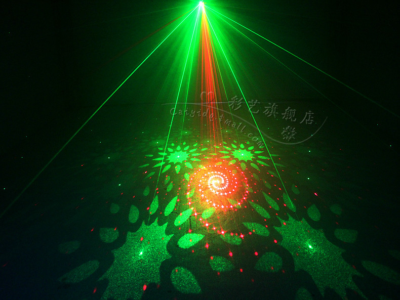 48 patterns Red Green Blue Laser stage light Indoor Christmas Decor Lighting Yc