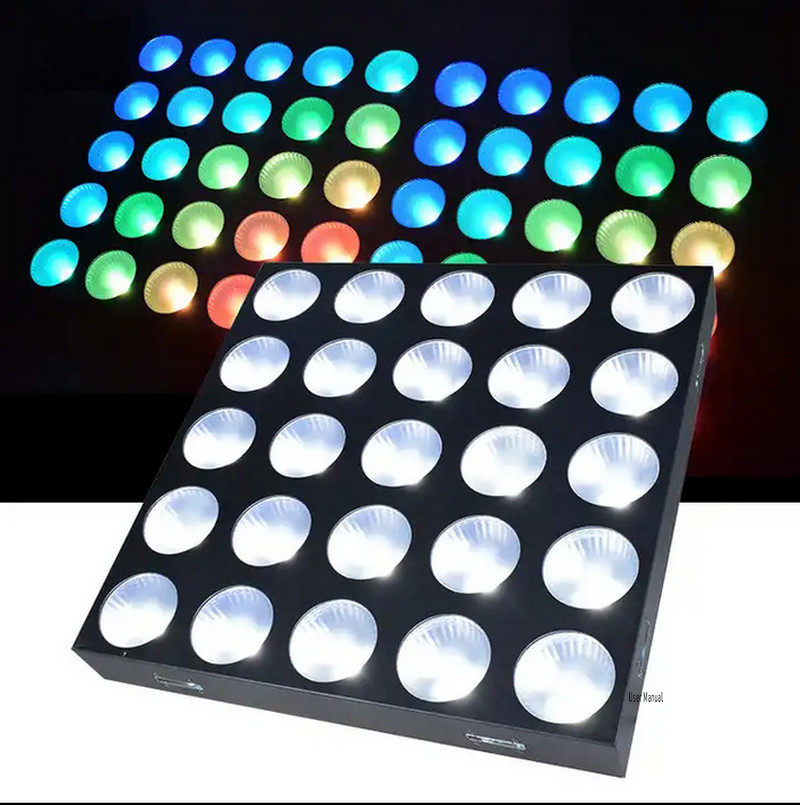 25x10w Led Matrix Light RGBW 4in1 DMX Blinder Background Light for DJ Club