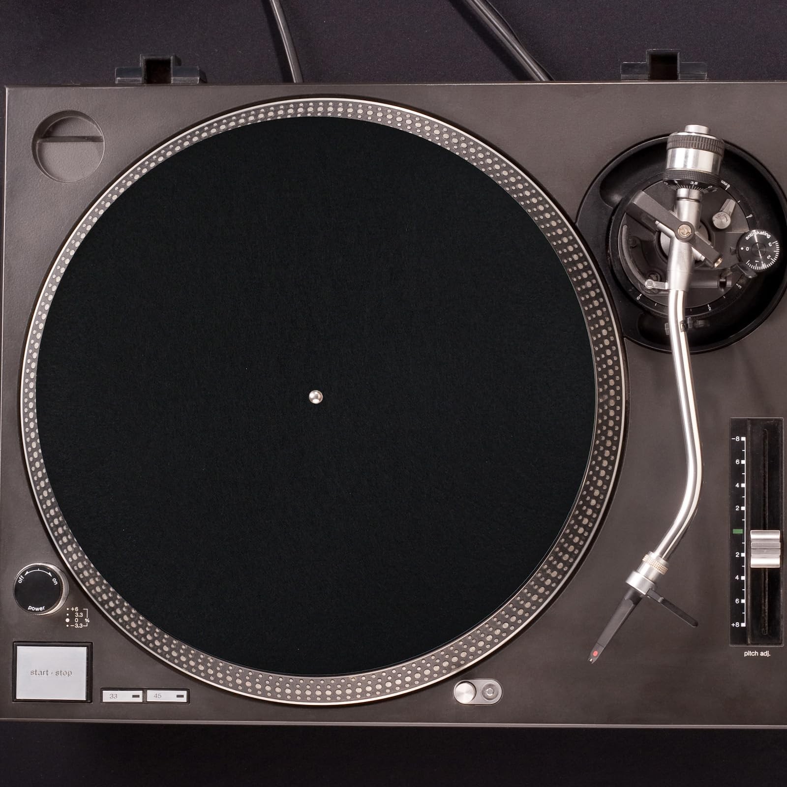 Record Player Mat, 12in Anti-Slip & Anti-Static Felt Record Pad Turntable Sli…