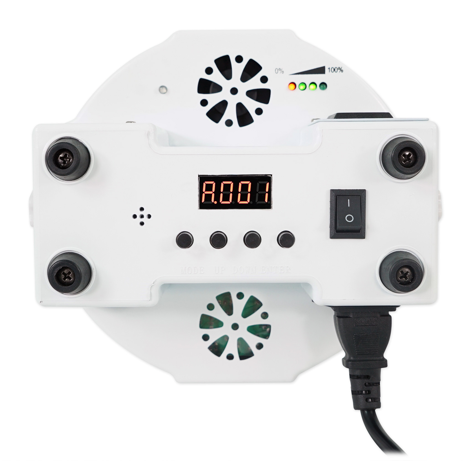 Rockville BATTERY PAR 50 White Rechargeable LED DMX DJ Club Wash Up-Light+Remote